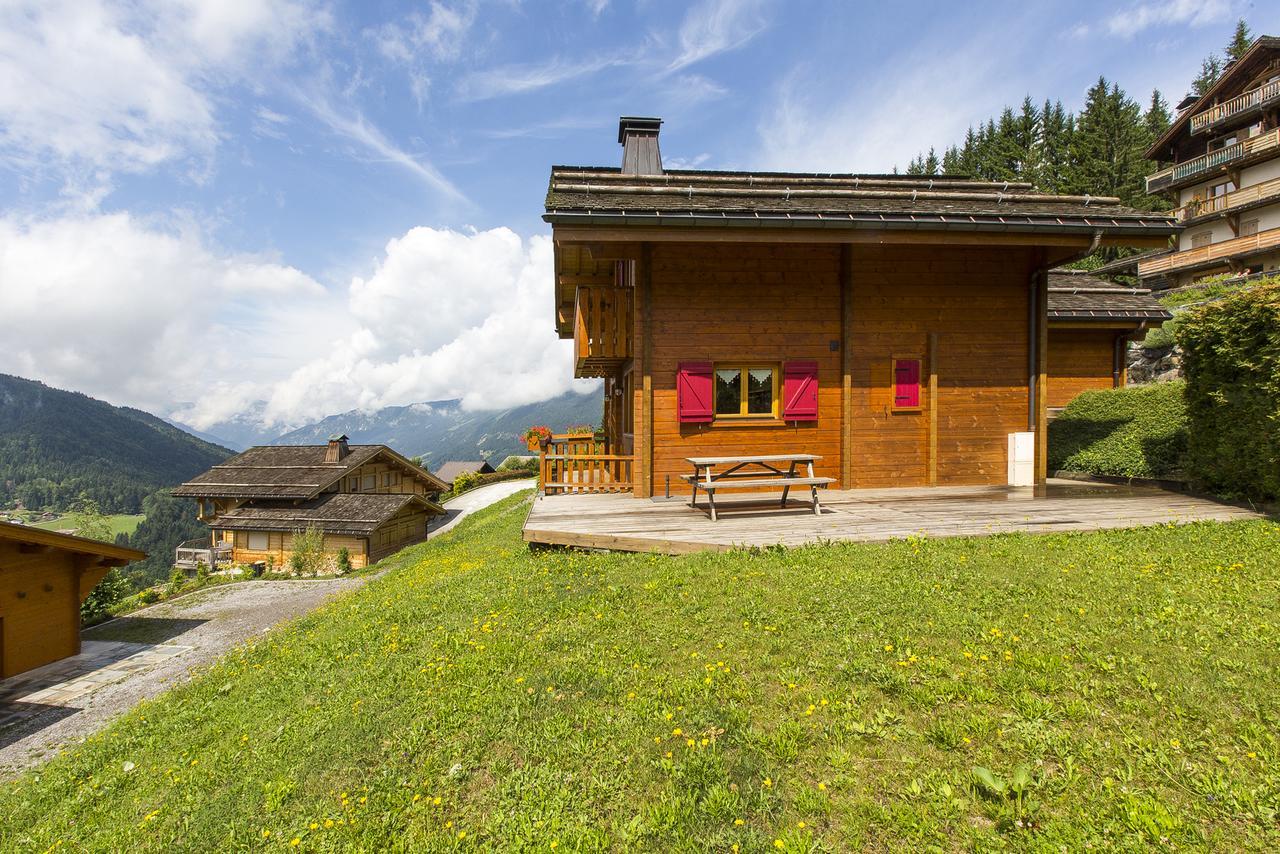 Les Chalets Du Danay Saint-Jean-de-Sixt Bagian luar foto